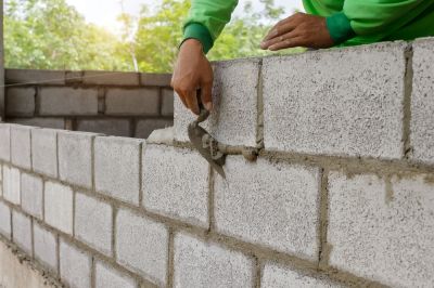 Concrete Block Wall