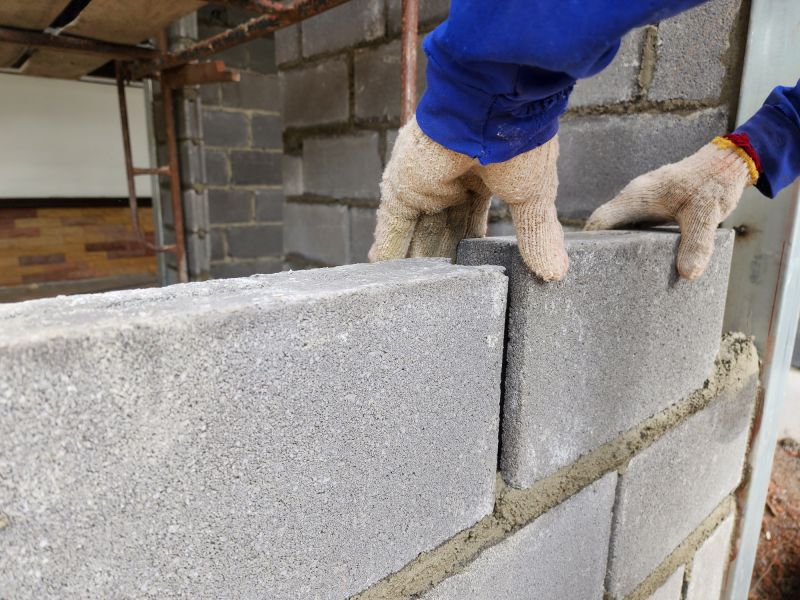 Service Locations for Concrete Block Installation